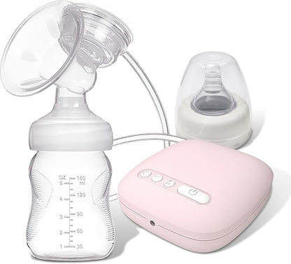 Portable Breast Feeding Pump Nursing Breast Massage With 2 Modes And 9 Suction Levels