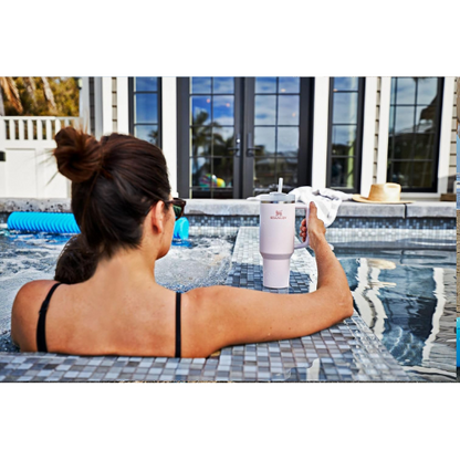 Stanley Quencher H2.0 FlowState Tumbler 40oz (Rose Quartz)