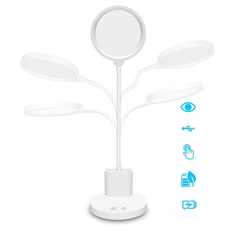 Lamp Rechargeable Plug-in Bedroom Bedside Lamp