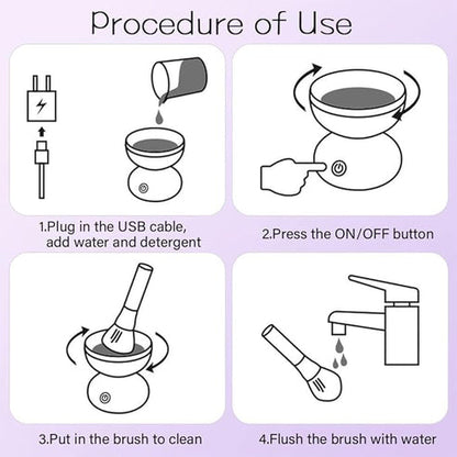 Electric Makeup Brush Cleaner