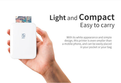 Wireless Mobile Thermal Photo Printer Portable Photo Color Printer