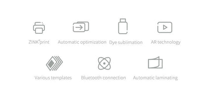 Wireless Mobile Thermal Photo Printer Portable Photo Color Printer
